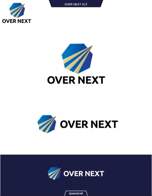 queuecat (queuecat)さんの株式会社OVER NEXTのロゴへの提案