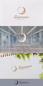 nakagami (nakagami3)さんのエステサロン「Glamwarme」ｸﾞﾗﾑｳﾞｪﾙﾒのロゴ制作への提案