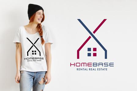 HELLO (tokyodesign)さんの賃貸不動産経営「株式会社 HOMEBASE」のロゴへの提案