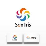 Q (qtoon)さんの会社のロゴ「（株）Sun Iris」への提案
