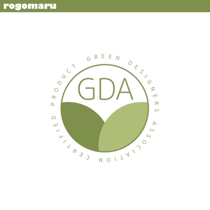 ロゴ研究所 (rogomaru)さんの「GDA GREEN DESIGNERS ASSOCIATION CERTIFIED PRODUCT」のロゴ作成への提案