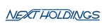 株式会社エルエルパレス／岩気裕司 (elpiy)さんの株式会社NEXT HOLDINGS のロゴ。グループの纏まりをイメージしたものへの提案