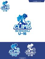 queuecat (queuecat)さんの高校サッカー　「CLIMB（クライム）四国U-16」のロゴへの提案