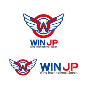 perles de verre (perles_de_verre)さんの外国人リクルート会社Wing inter national Japan   (Win JP)企業ロゴへの提案