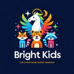 雨と月見団子 ()さんの子育て&マネーセミナー「Bright Kids」のロゴへの提案