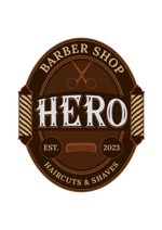 valencia21 (valencia21)さんの理容室「BARBER SHOP HERO」のロゴデザイン募集！への提案