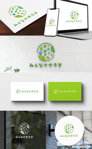 VainStain (VainStain)さんの障がい者就労支援・水耕栽培事業「みんなのサラダ」のロゴマーク作成への提案
