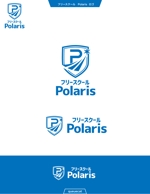 queuecat (queuecat)さんのフリースクール「Polaris」（＊ポラリスと読む）のロゴへの提案