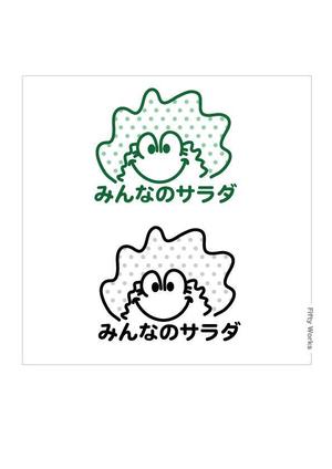 Fifty Works (fiftyworls)さんの障がい者就労支援・水耕栽培事業「みんなのサラダ」のロゴマーク作成への提案