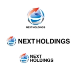 SUN&MOON (sun_moon)さんの株式会社NEXT HOLDINGS のロゴ。グループの纏まりをイメージしたものへの提案