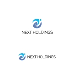 atomgra (atomgra)さんの株式会社NEXT HOLDINGS のロゴ。グループの纏まりをイメージしたものへの提案
