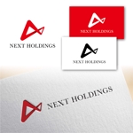 Hi-Design (hirokips)さんの株式会社NEXT HOLDINGS のロゴ。グループの纏まりをイメージしたものへの提案