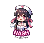 CHIKIKU (kikuchi7315)さんのコンセプトカフェ　「ナース＆シーシャ　NASH」 の　ロゴへの提案