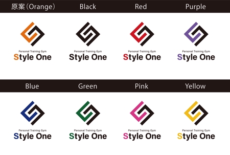 TAK_design (TAK_1221)さんのPersonal Training Gym 『Style One』のロゴ作成依頼への提案