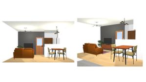 齋藤由理佳 (yuzuyuri12)さんの新築共同住宅のモデルルーム1室のインテリアデザイン募集への提案