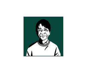 arie (arie7)さんの創業者の顔写真をもとにした企業ロゴ（ケンタッキーのカーネルサンダースイメージ）への提案