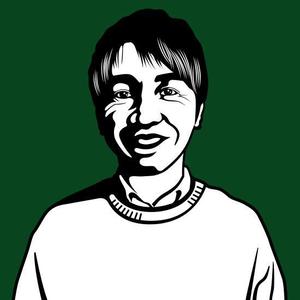 シクヨロ (tomo-takahashi)さんの創業者の顔写真をもとにした企業ロゴ（ケンタッキーのカーネルサンダースイメージ）への提案