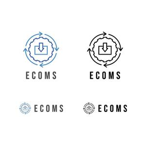BUTTER GRAPHICS (tsukasa110)さんの受注処理の完全自動化サービス「ECOMS」ロゴ作成のお願いへの提案