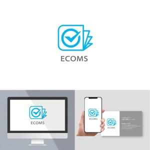 angie design (angie)さんの受注処理の完全自動化サービス「ECOMS」ロゴ作成のお願いへの提案