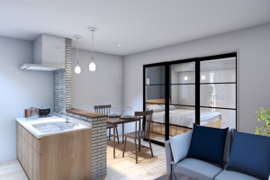 アサカワ　ノブ (ASAKAWA-NOB)さんの新築共同住宅のモデルルーム1室のインテリアデザイン募集への提案