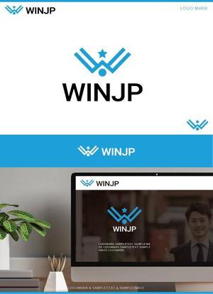 SAITO DESIGN (design_saito)さんの外国人リクルート会社Wing inter national Japan   (Win JP)企業ロゴへの提案