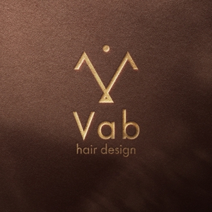 Kaito Design (kaito0802)さんの美容室〈Vab hair design〉のロゴへの提案
