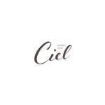 いとデザイン / ajico (ajico)さんのまつ毛エクステサロン「Ciel」OPENにおけるロゴ作成への提案