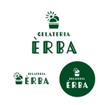HARURU (HARURU)さんのジェラート専門店「Gelateria ÈRBA」のロゴへの提案