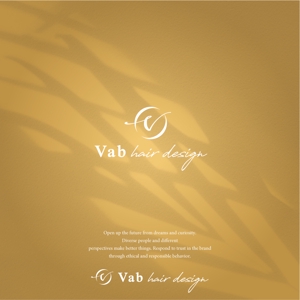 happiness_design (happiness_design)さんの美容室〈Vab hair design〉のロゴへの提案