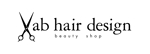 kojiro3898さんの美容室〈Vab hair design〉のロゴへの提案