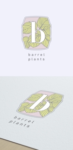 TK (otto_55)さんの植物専門店『barrel plants』のロゴへの提案