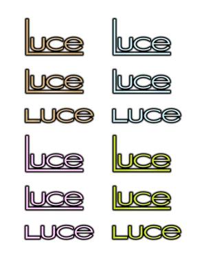 ak tone. ()さんのフェイシャルエステサロン「Luce」のお店のロゴへの提案