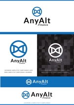 SAITO DESIGN (design_saito)さんのデジタル資産をオンライン購入できる取引所「AnyAlt.Finance」のロゴへの提案