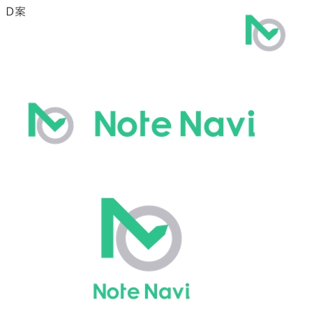 株式会社ＵＮＩＱＵＥ　ＷＯＲＫＳ (hiringhart_line)さんの資料作成代行サービス『Note Navi』のロゴ制作への提案