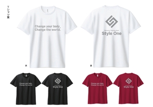 Tsubaki Design  (Tsubaki_Design)さんのパーソナルトレーニングジムStyle OneのTシャツ、トレーナー、ロンT、ノースリーブのデザイン。への提案