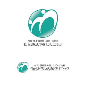 j-design (j-design)さんの新規開業クリニック「仙台みらい内科クリニック」のロゴへの提案
