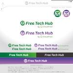 okam- (okam_free03)さんのフリーランスエンジニアのエージェントサービス「Free Tech Hub」のロゴ制作への提案