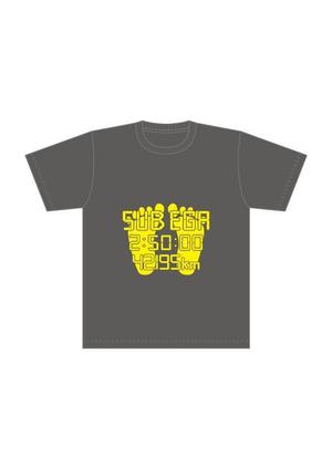 chisanana (NanaChisa)さんの４月開催のマラソン大会の記録達成記念Tシャツデザイン作成への提案