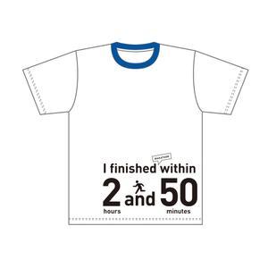 ID_ka (ID_ka)さんの４月開催のマラソン大会の記録達成記念Tシャツデザイン作成への提案
