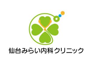 リオングラフィカ (shibazakura)さんの新規開業クリニック「仙台みらい内科クリニック」のロゴへの提案