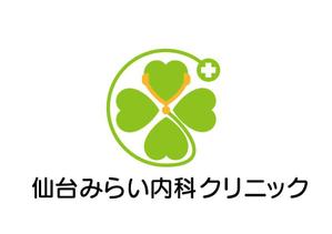 リオングラフィカ (shibazakura)さんの新規開業クリニック「仙台みらい内科クリニック」のロゴへの提案
