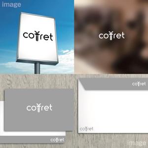 oo_design (oo_design)さんの千円カット～coffret～　の店舗ロゴ への提案