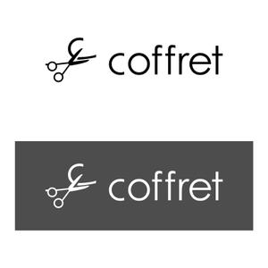株式会社ＵＮＩＱＵＥ　ＷＯＲＫＳ (hiringhart_line)さんの千円カット～coffret～　の店舗ロゴ への提案