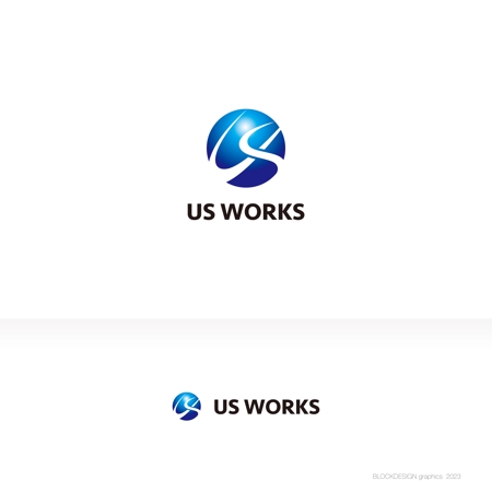 BLOCKDESIGN (blockdesign)さんの地盤改良工事『US WORKS』の会社のロゴへの提案