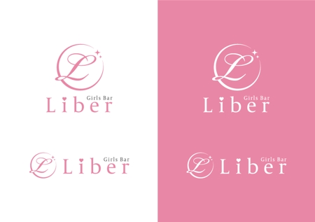 TAK_design (TAK_1221)さんのガールズバー　『　LIBER　』OR　『　Liber　』の　ロゴへの提案