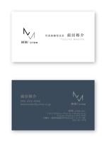 Mazdylr (Mazdylr)さんの新会社（飲食店）【株式会社MM crew】の名刺への提案