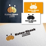 Hi-Design (hirokips)さんのカツを中心に添えた定食や丼もの料理のお店「Katsu-shack」のロゴへの提案