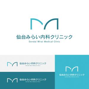 singstyro (singstyro)さんの新規開業クリニック「仙台みらい内科クリニック」のロゴへの提案