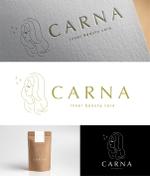 和気さくら (sakura_858)さんの女性のためのインナービューティーケアブランド「CARNA（カルナ）」のロゴへの提案