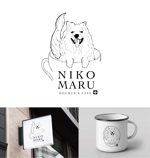 和気さくら (sakura_858)さんのドックラン&カフェ「NIKOMARU」のロゴへの提案